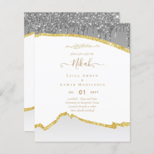 Lámina PRESUPUESTO DE Invitaciones a la Boda de NIKAH Isl