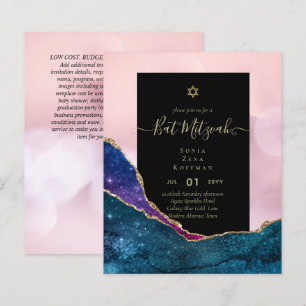 Lámina PRESUPUESTO DE Invitaciones DE AGATE PURPURINA BAT