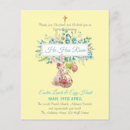 Lámina Presupuesto de invitaciones religiosas de Pascua