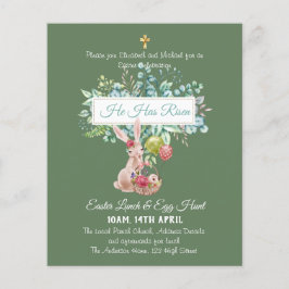 Lámina Presupuesto de invitaciones religiosas de Pascua