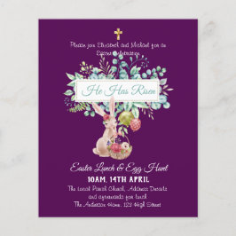 Lámina Presupuesto de invitaciones religiosas de Pascua