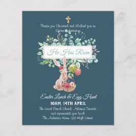 Lámina Presupuesto de invitaciones religiosas de Pascua