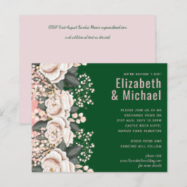 Lámina Presupuesto del Boda de Floral Verde Botánico