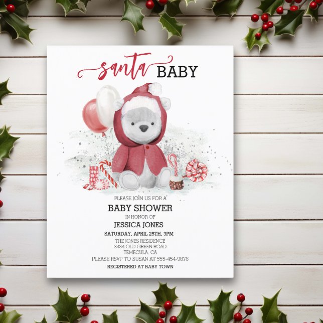 Lámina Presupuesto del Cubo de Oso Polar de Santa Baby Sh (Subido por el creador)