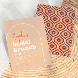 Lámina Presupuesto Desayuno Brunch Arco Moderno Retro Des