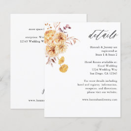 Lámina Presupuesto: Detalles Boho Florales Dorados Amaril