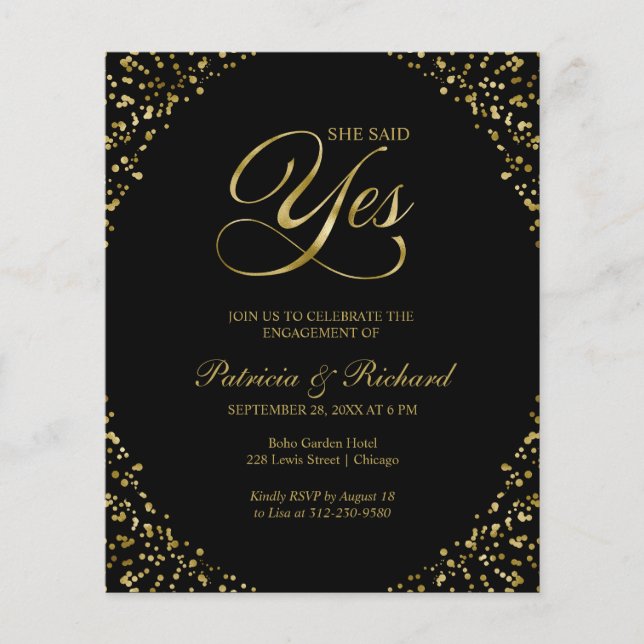 Lámina Presupuesto Dijo Sí Invitación Del Partido De Comp (Anverso)