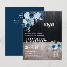 Lámina PRESUPUESTO Dusty Blue Floral Wedding
