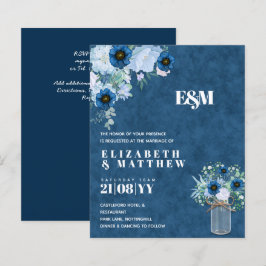 Lámina PRESUPUESTO Dusty Blue Floral Wedding