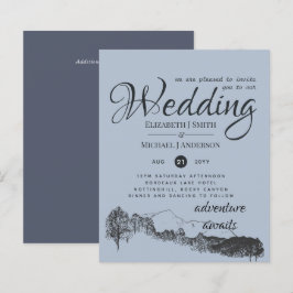 Lámina PRESUPUESTO Dusty Blue Mountains Volante presupues