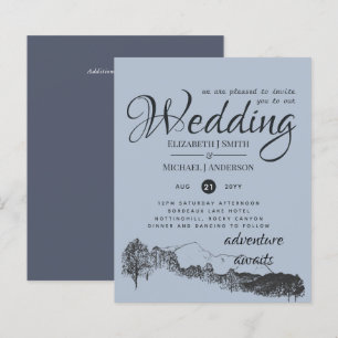 Lámina PRESUPUESTO Dusty Blue Mountains Volante presupues