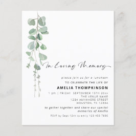 Lámina Presupuesto En La Invitación A La Memoria Amada Eu