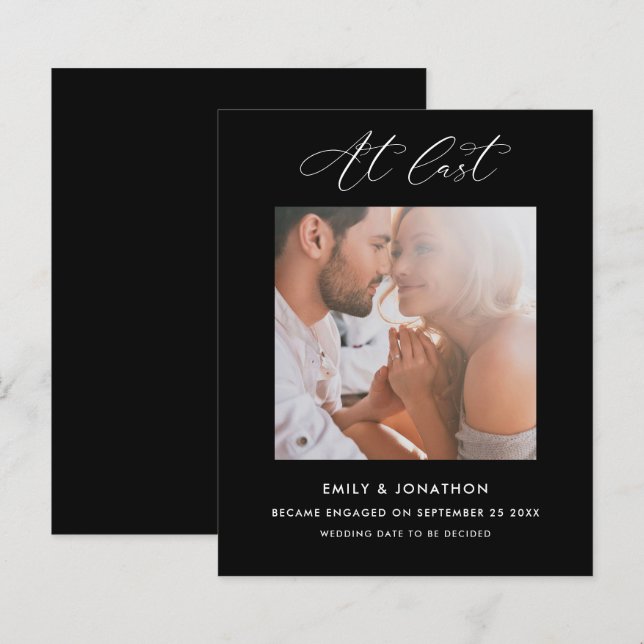 Lámina Presupuesto En Última Caligrafía Foto Compromiso N (Anverso / Reverso)