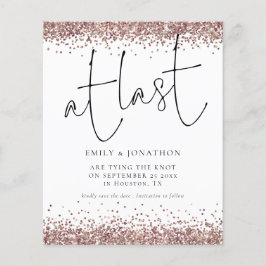 Lámina Presupuesto En Última Fecha Rosa Purpurina Oro Fot