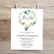 Presupuesto Es un Baby Shower Chica