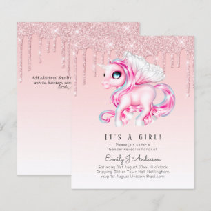 Lámina PRESUPUESTO Es un Purpurinoso Chica Unicorn Baby S