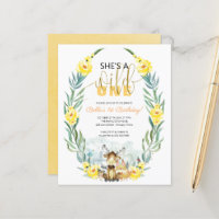 Presupuesto es una invitación salvaje de un primer