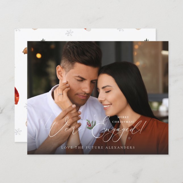 Lámina Presupuesto Estamos comprometidos Foto E Holly Ber (Anverso / Reverso)