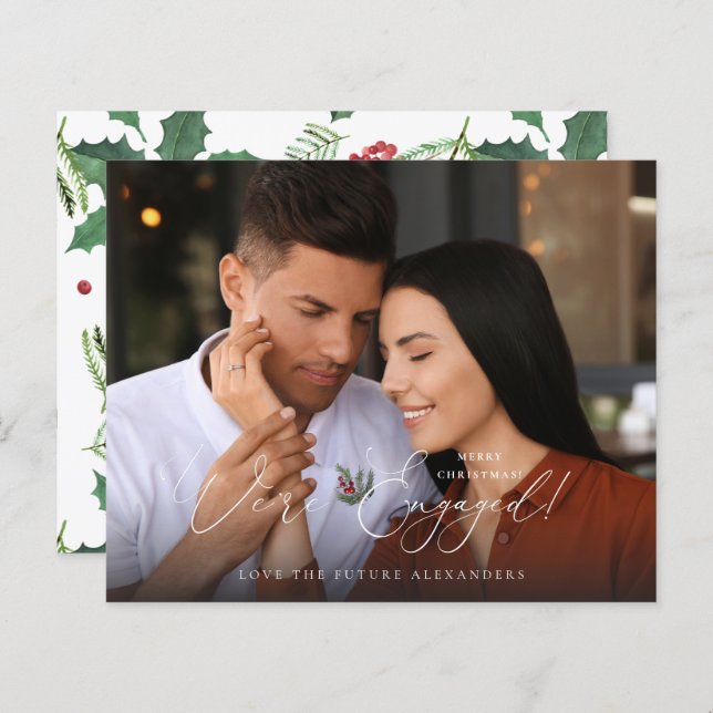 Lámina Presupuesto Estamos comprometidos Foto E Holly Ber (Anverso / Reverso)