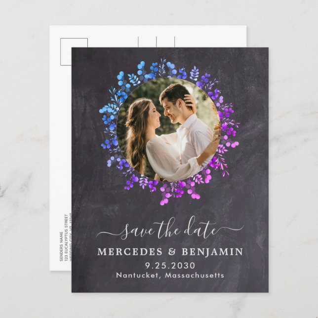 Lámina Presupuesto Eucalyptus Botánico QR Guardar La Foto (Anverso / Reverso)