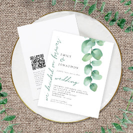Lámina Presupuesto Eucalyptus Decidido Invitación a Boda