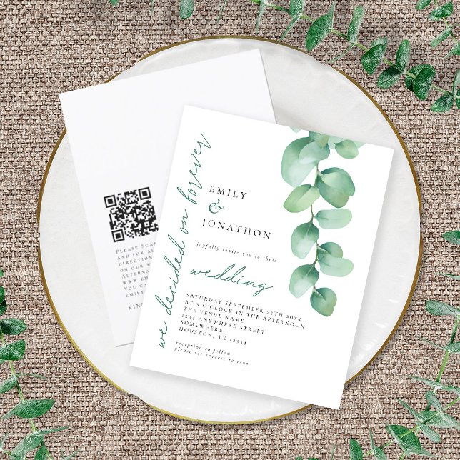 Lámina Presupuesto Eucalyptus Decidido Invitación a Boda (Subido por el creador)
