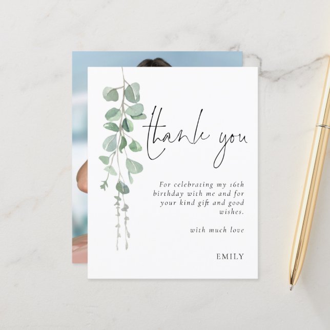 Lámina Presupuesto Eucalyptus Foto Dulce Dieciséis Gracia (Anverso/Reverso In Situ)