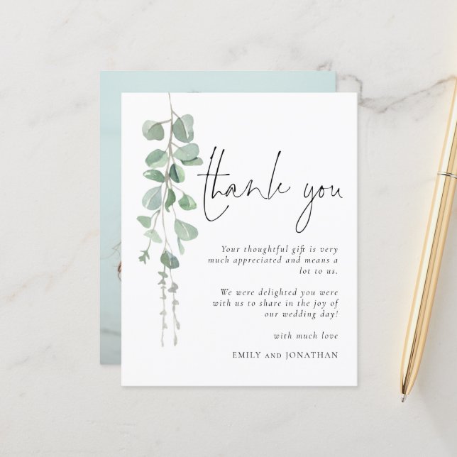 Lámina Presupuesto Eucalyptus Foto Gracias (Anverso/Reverso In Situ)