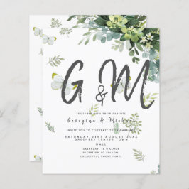 Lámina PRESUPUESTO Eucalyptus Greenery Leaf Boda Botánico