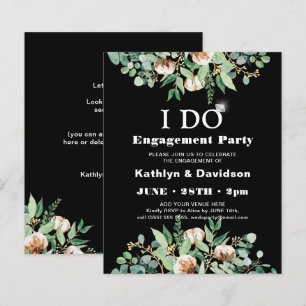 Lámina PRESUPUESTO Eucalyptus I DO Engagement Party Invit