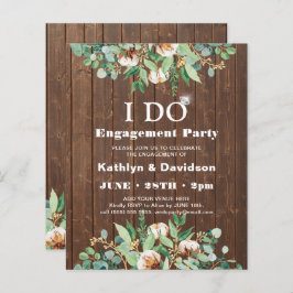 Lámina PRESUPUESTO Eucalyptus I DO Engagement Party Invit