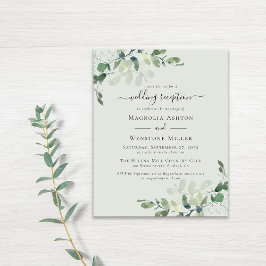 Lámina PRESUPUESTO Eucalyptus Invitación a la recepción d