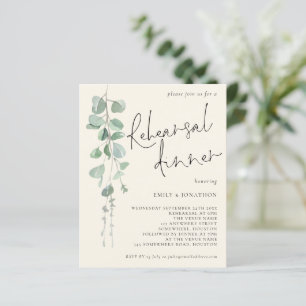 Lámina Presupuesto Eucalyptus Sage Cream Ensayo Cena