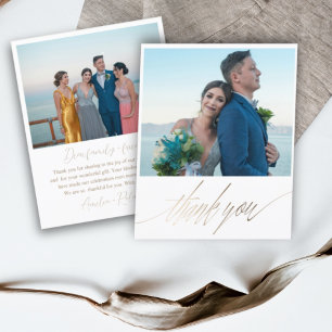 Lámina Presupuesto Faux Gold 2 Foto Gracias