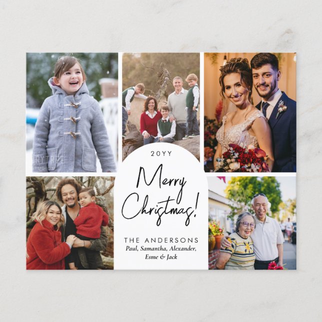 Lámina Presupuesto Feliz Arco navideño 5 Festividades fam (Anverso)