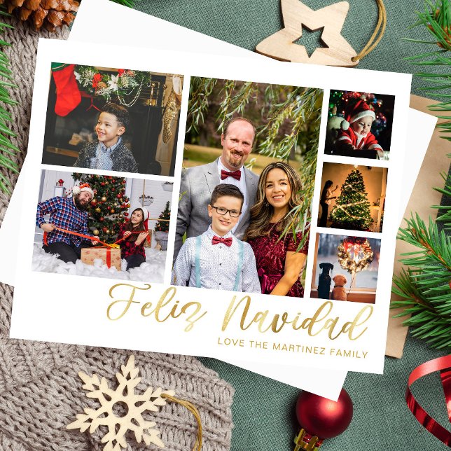 Lámina Presupuesto Feliz Navidad Gold 6 Foto (Subido por el creador)