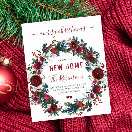 Lámina Presupuesto Feliz Navidad invitación en movimiento