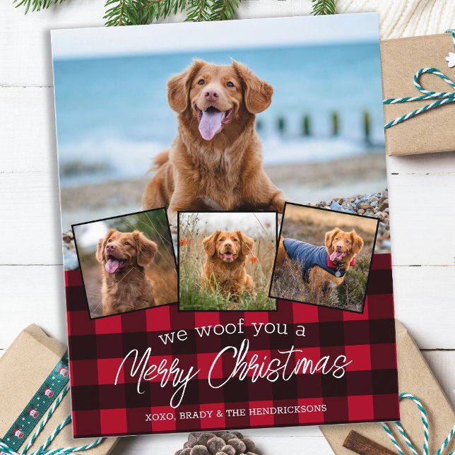 Lámina Presupuesto Feliz Navidad Mascota Foto Festividad  (Subido por el creador)