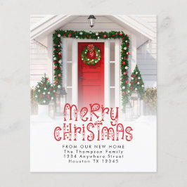 Lámina PRESUPUESTO Feliz Navidad Nueva foto de reno en ca