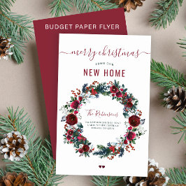 Lámina Presupuesto Feliz Navidad nuevo hogar para vacacio