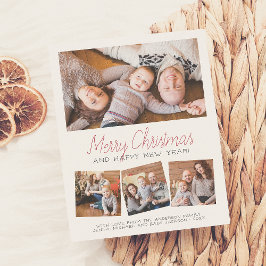 Lámina Presupuesto Feliz Navidad y Feliz Año Nuevo 4 Foto