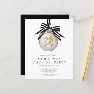 Lámina Presupuesto Fiesta de Cocktail de Navidad en Blanc