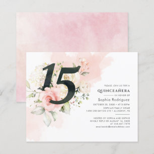 Lámina Presupuesto Floral 15 cumpleaños Fiesta Quinceaner
