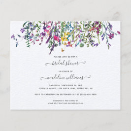 Lámina PRESUPUESTO Flores silvestres pradera novia Invita