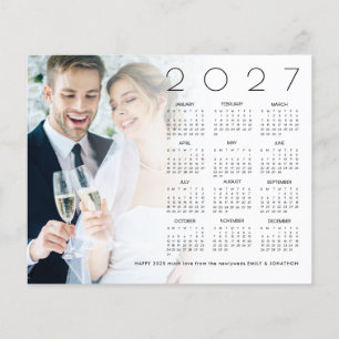 Lámina Presupuesto Foto Feliz Año Nuevo 2027 Calendario R
