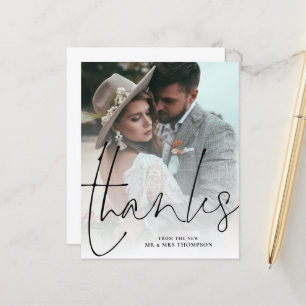Lámina Presupuesto Gracias Boda De Fotografía De Recién M