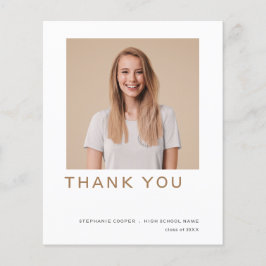 Lámina Presupuesto Graduación Foto Oro Graduación Gracias