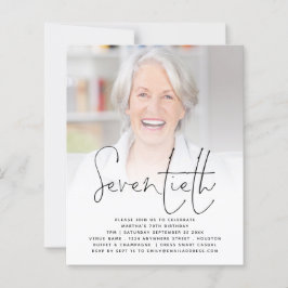 Lámina PRESUPUESTO Guion Foto Invitación a fiesta de cump