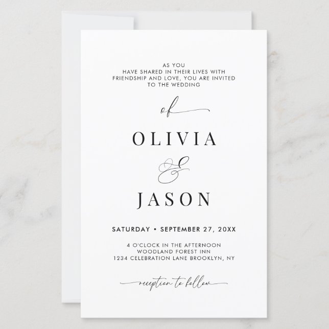 Lámina PRESUPUESTO Guión romántico Boda inicial blanco ne (Anverso)