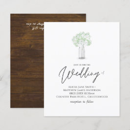 Lámina PRESUPUESTO Gypsophila Babys Breath Wedting